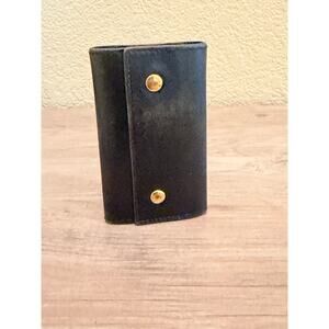 Hermès Killys Leather Key Holder – Black Leather – Gold Hardware